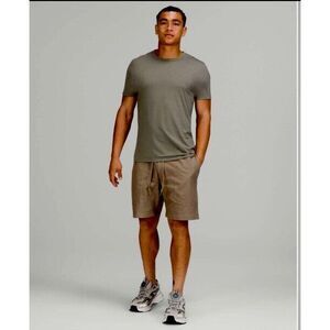 Lululemon‎ The Fundamental T-Shirt Cotton Blend Dark Grey Men's Size XL EUC